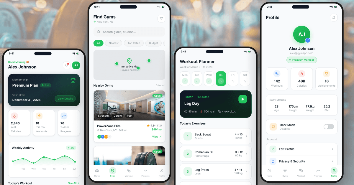 Gym Management App — Flutter